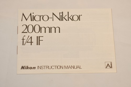 Nikon micro nikkor - nikon, 200mm